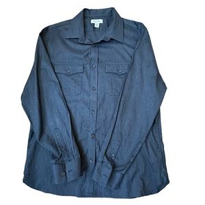 Calvin Klein dark gray long sleeve shirt size large